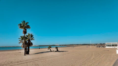 Playa de Valdelagrana, en El Puerto de Santa María