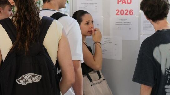 Imagen de la PAU 2026 en la Comunitat Valenciana.