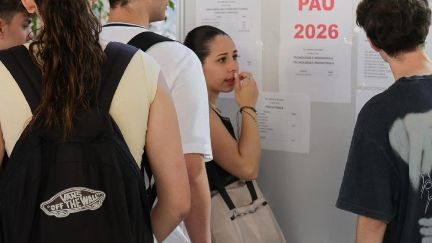 Imagen de la PAU 2026 en la Comunitat Valenciana. Imagen de la PAU 2026 en la Comunitat Valenciana.