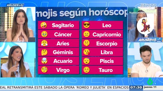  Alfonso Ar&uacute;s, decepcionado con el estudio que relaciona los signos del zodiaco con emojis: "Menos mal que soy ascendente Leo"