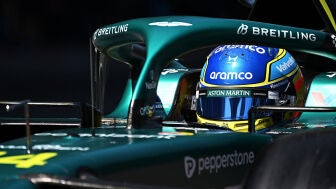 Fernando Alonso en el GP de Barcelona