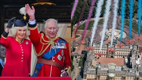 Desfile Trooping the Colour para honrar al rey Carlos de Gran Breta&ntilde;a en su cumplea&ntilde;os oficial en Londres.