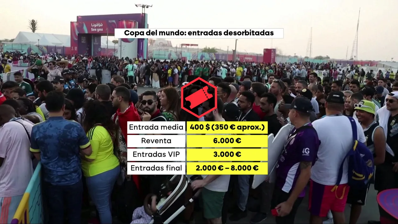 El Mundial más caro de la historia: más de 1.000 euros por disfrutar de un partido