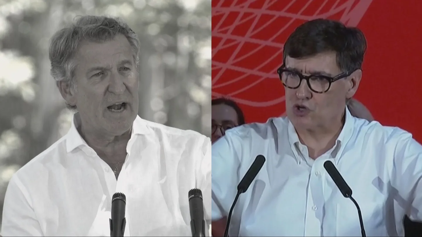 Illa arremete contra Feijóo y su discurso sobre una "inmigración descontrolada": "Algunos no se han enterado de que España es plural y diversa". Illa arremete contra Feijóo y su discurso sobre una "inmigración descontrolada": "Algunos no se han enterado de que España es plural y diversa".