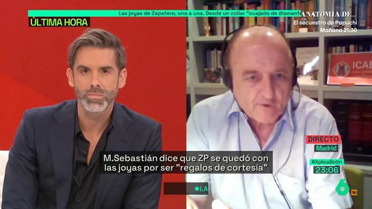 Miguel Sebastián muestra su "indignación" por la "hipocresía" en los ataques a Zapatero: "¿Hay alguien que se crea que somos los únicos que hemos recibido regalos de Arabia?" Miguel Sebastián muestra su "indignación" por la "hipocresía" en los ataques a Zapatero: "¿Hay alguien que se crea que somos los únicos que hemos recibido regalos de Arabia?"