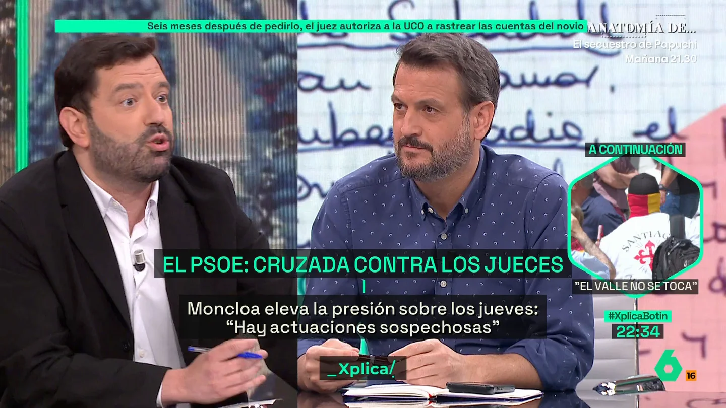 Antonio Valdivia defiende la posición del Gobierno sobre una Justica con doble rasero: "Hay un desprecio a la Justicia, pero hay casos que tocan solo al electorado progresista" Antonio Valdivia defiende la posición del Gobierno sobre una Justica con doble rasero: "Hay un desprecio a la Justicia, pero hay casos que tocan solo al electorado progresista"