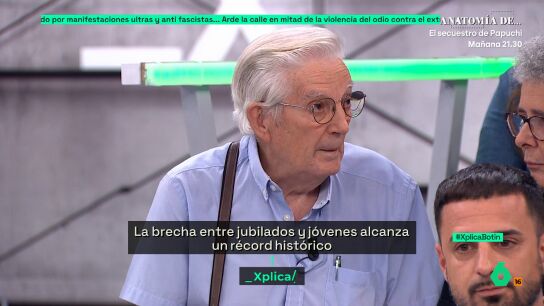 Un pensionista defiende a los jubilados: "Dicen que somos unos privilegiados; efectivamente, nos dejaban ir a la escuela hasta los diez a&ntilde;os"