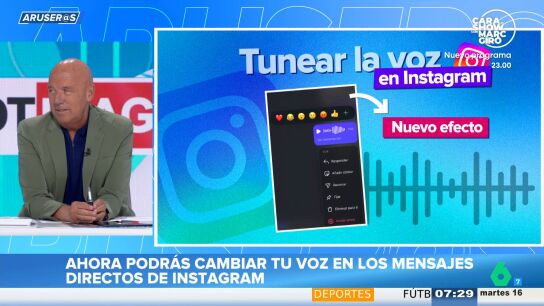 Alfonso Ar&uacute;s, sobre la nueva funci&oacute;n de Instagram: "Yo lo veo absolutamente denigrante"