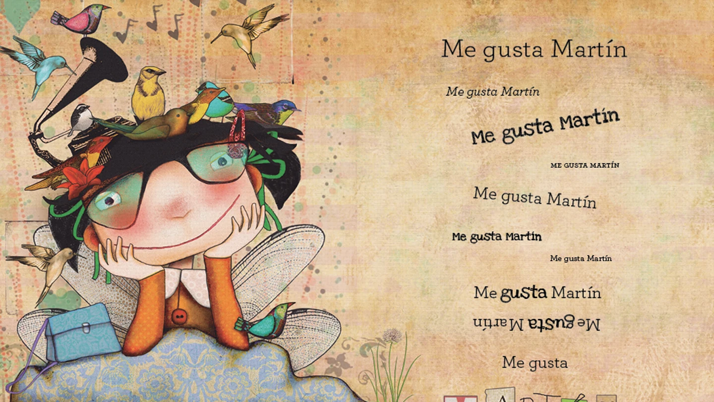 Una de las páginas del cuento infantil 'Yo voy conmigo' Una de las páginas del cuento infantil 'Yo voy conmigo'