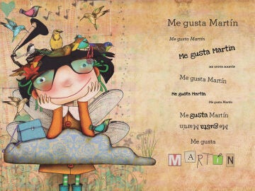 Una de las páginas del cuento infantil 'Yo voy conmigo' Una de las páginas del cuento infantil 'Yo voy conmigo'