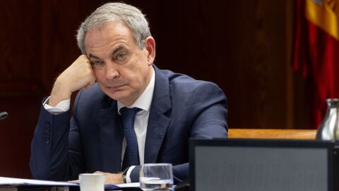 Jos&eacute; Luis Rodr&iacute;guez Zapatero, durante la comisi&oacute;n por el 'caso Koldo' en el Senado, en marzo de 2026