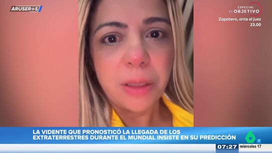 La vidente que pronostic&oacute; la llegada de los extraterrestres durante el Mundial da m&aacute;s datos sobre la abducci&oacute;n de Vin&iacute;cius y Neymar