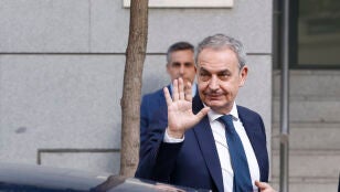 El expresidente del Gobierno, Jos&eacute; Luis Rodr&iacute;guez Zapatero, llega a la Audiencia Nacional para declarar como investigado por organizaci&oacute;n criminal, tr&aacute;fico de influencias y falsedad en la causa sobre el pr&eacute;stamo a la compa&ntilde;&iacute;a a&eacute;rea Plus Ultra. 