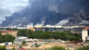 Incendio en una refiner&iacute;a rusa