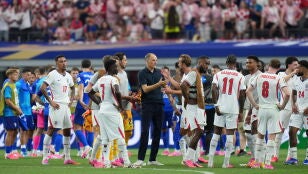 Thomas Tuchel, celebrando el 4-2 de Inglaterra-Croacia en el Mundial de 2026