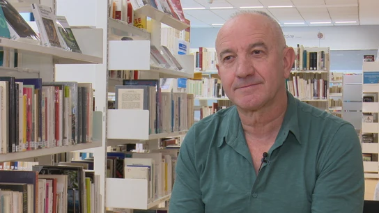 El escritor Philippe Claudel durante una entrevista para laSexta. El escritor Philippe Claudel durante una entrevista para laSexta.