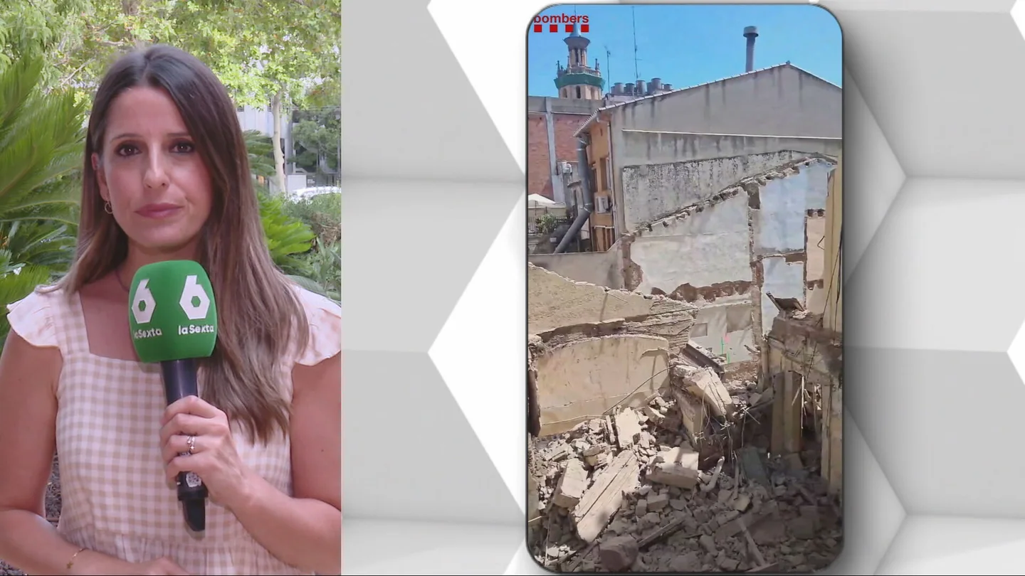 Desalojados diez edificios tras el derrumbe de una vivienda en Arenys de Mar, Barcelona. Desalojados diez edificios tras el derrumbe de una vivienda en Arenys de Mar, Barcelona.