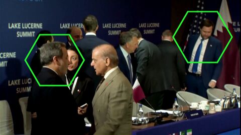 Ni saludo, ni foto y con amenazas de Trump: el primer encuentro EEUU-Ir&aacute;n en Suiza acaba sin acuerdo y con "tela que cortar"