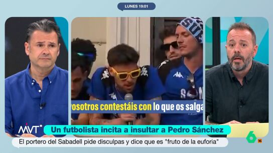 El periodista expone que el jugador deber&iacute;a pedir disculpas a la persona a la cual se ha insultado "&uacute;nica y exclusivamente". 