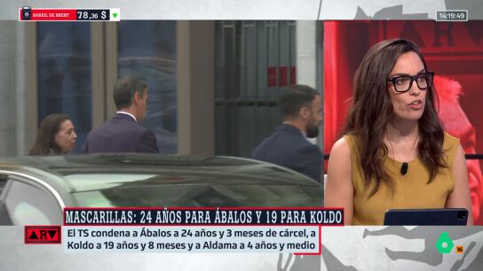 Marta G. Aller : "Cada vez que un Ministro esta condenado a prisi&oacute;n lo que est&aacute;n deteriorando la confianza publcia en las insituciones que son de todos"