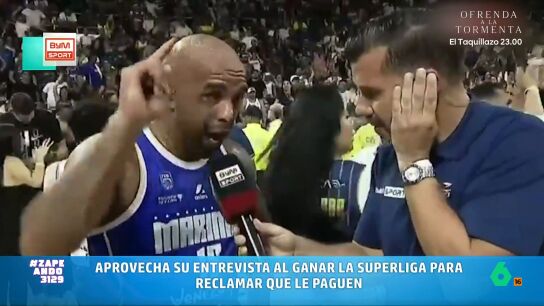 El deportista ha aprovechado que su equipo, el Trotamundos de Carabobo, ha ganado la liga venezolana para mandar un recado al gerente general de su equipo.
