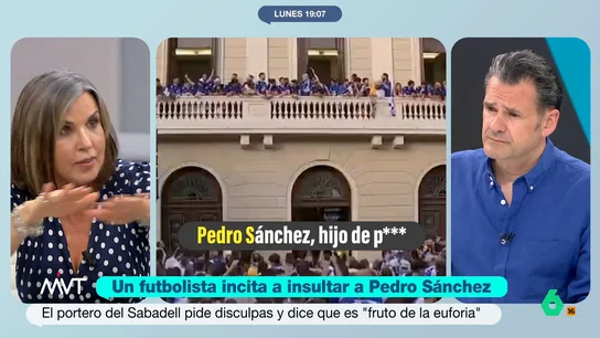 ¿Es ilegal llamar "hijo de puta" al presidente del Gobierno? Bea de Vicente explica que "si lo dices del rey..." Bea de Vicente explica qué dice la ley sobre insultos como los que instigó el portero del Sabadell contra Pedro Sánchez y habla de un "desequilibrio" entre la figura del presidente del Gobierno y la de la Corona.