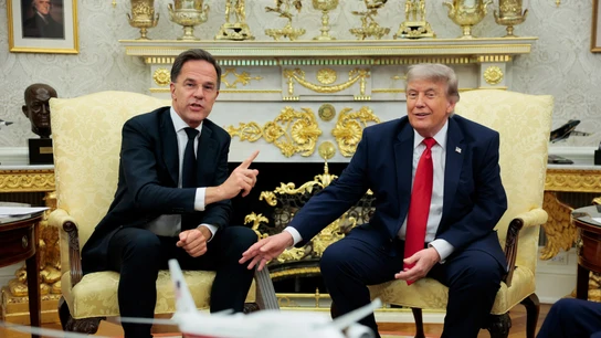 El secretario general de la OTAN, Mark Rutte, y el presidente de Estados Unidos, Donald Trump, en el Despacho Oval de la Casa Blanca El secretario general de la OTAN, Mark Rutte, y el presidente de Estados Unidos, Donald Trump, en el Despacho Oval de la Casa Blanca