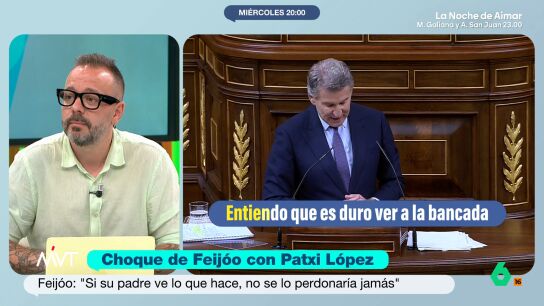 El l&iacute;der popular ha nombrado al padre del socialista durante una intervenci&oacute;n este mi&eacute;rcoles en el Congreso de los Diputados, algo que ha enfadado a Patxi L&oacute;pez. 