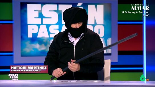 Miki Nadal se ha puesto en la piel de este ninja que ha decidido presentarse al examen que se ha realizado en Jap&oacute;n recientemente. Por desgracia, y tal y como confiesa, no le ha ido muy bien la prueba. 
