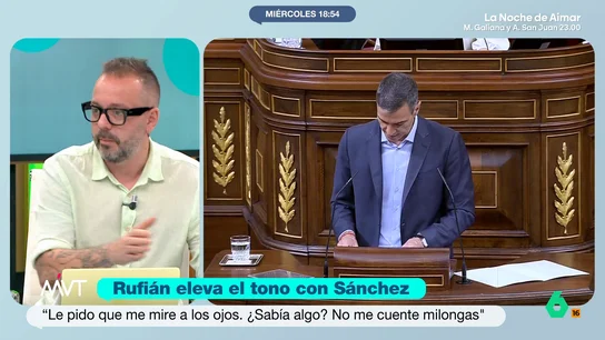 Antonio Maestre critica a los socios de Sánchez y se pregunta "qué hacen en este Gobierno": "¿Por qué no se van?" Antonio Maestre analiza la situación de los socios del Gobierno tras el tono "chulesco" de Pedro Sánchez con ellos y sentencia: "Cuando alguien te trata con esa condescendencia, la culpa es tuya".