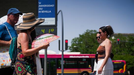 Altas temperaturas en Sevilla esta semana