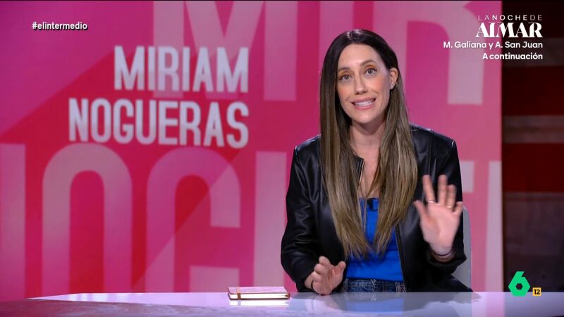 'Miriam Nogueras' asegura que "los espa&ntilde;oles est&aacute;n obsesionados con la moci&oacute;n de censura": "Os gusta tanto como no trabajar"