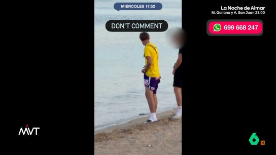 Estos turistas no dudan en aliviarse en la orilla a plena luz del d&iacute;a. Esta acci&oacute;n, como expone Beatriz de Vicente, supone una multa. Adem&aacute;s, si los ve un ni&ntilde;o se sumar&iacute;a un delito de exhibicionismo.