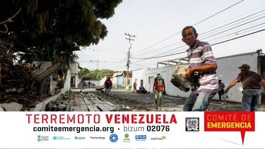 El Comit&eacute; de Emergencia se moviliza para ayudar a los afectados por los terremotos en Venezuela: as&iacute; puedes donar y ayudar