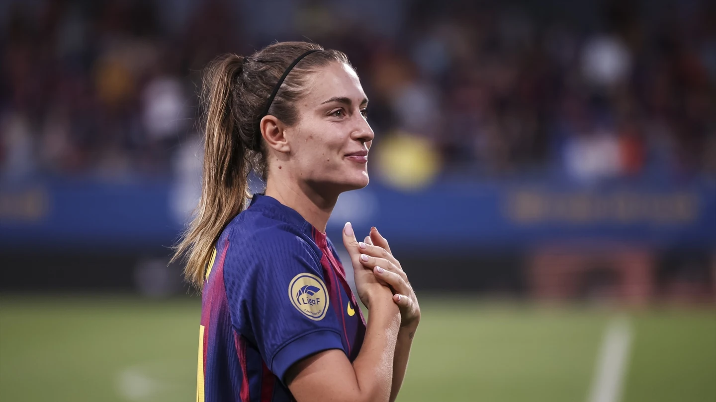 La futbolista Alexia Putellas durante su último partido en el FC Barcelona. La futbolista Alexia Putellas durante su último partido en el FC Barcelona.