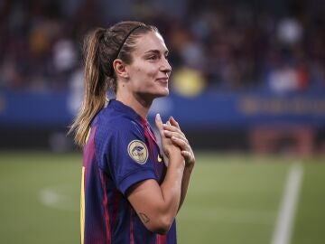 La futbolista Alexia Putellas durante su &uacute;ltimo partido en el FC Barcelona.