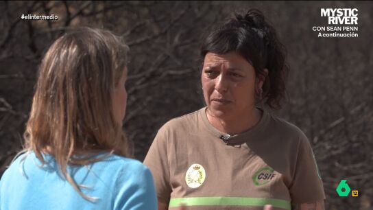 Sara Mateos, agente medioambiental que particip&oacute; en el operativo para el incendio de Las M&eacute;dulas, expresa su preocupaci&oacute;n ante la nueva temporada, donde "se ha invertido m&aacute;s dinero, pero se ha hecho menos prevenci&oacute;n".