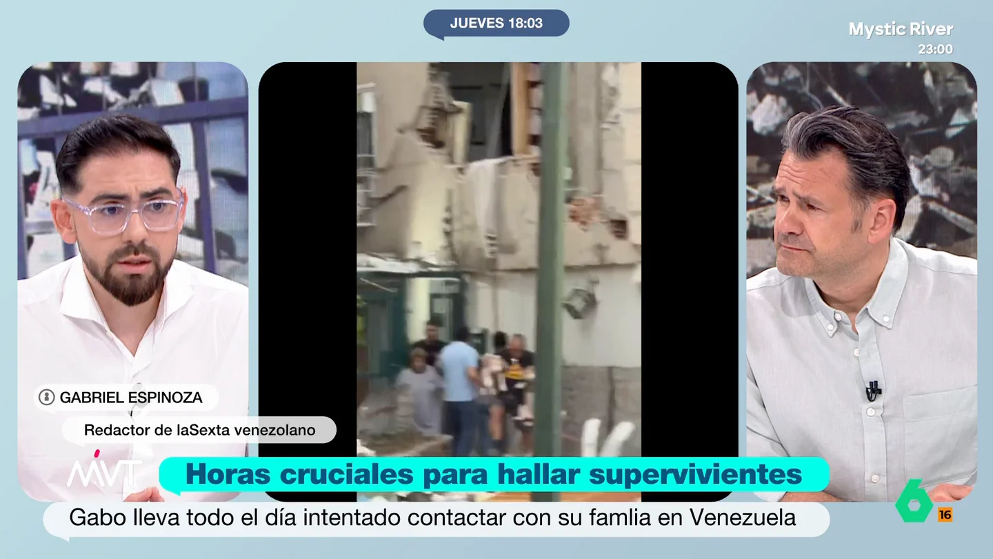 Gabriel Espinoza, periodista venezolano: "Siempre se habló de que, en Venezuela, se iba a producir un gran terremoto" El país ya sufrió un terremoto en 1967, pero, como expone el periodista, desde entonces no se ha educado a la población para saber qué hacer ni se prepara a los edificios para "esos movimientos telúricos".