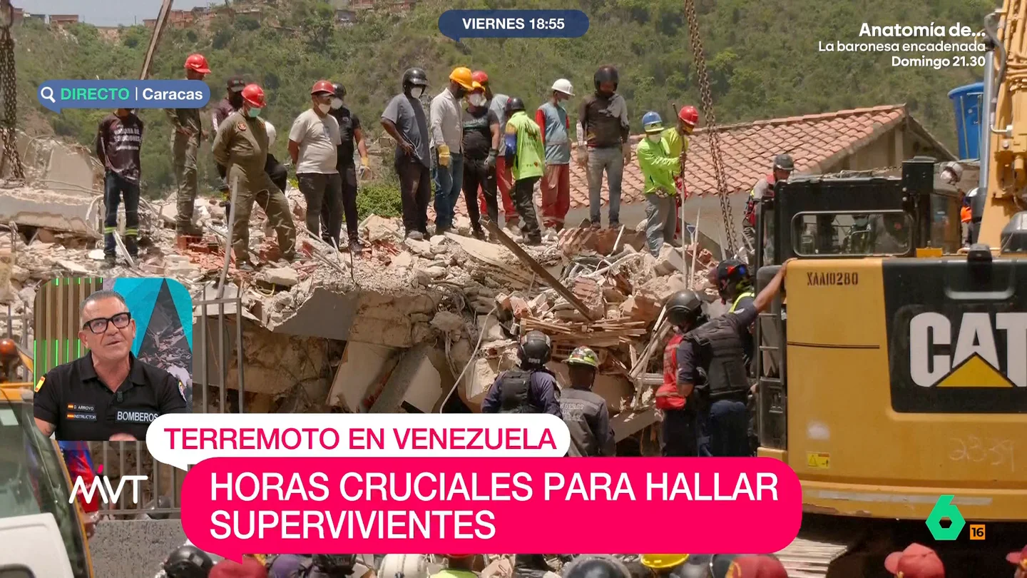 Rescatado tras 30 horas sepultado en Venezuela: "Tras un derrumbe se crean nidos de vida donde se puede aguantar hasta el rescate" Rescatado tras 30 horas sepultado en Venezuela: "Tras un derrumbe se crean nidos de vida donde se puede aguantar hasta el rescate"