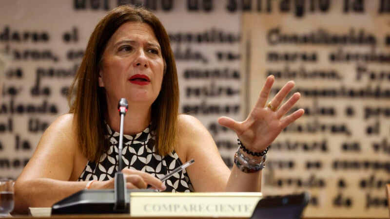 Leire D&iacute;ez comparece en la comisi&oacute;n de investigaci&oacute;n del caso Koldo en el Senado. 