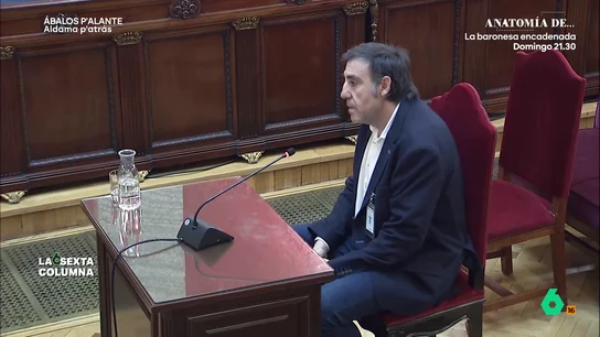 La incontinencia verbal del hermano de Koldo que le jugó una mala pasada en el juicio laSexta Columna analiza un curioso momento de la declaración del hermano de Koldo, Joseba García, en la que, a pesar de las recomendaciones de su abogada de que no respondiera al fiscal, acababa admitiendo haber visto a la secretaria de Aldama.