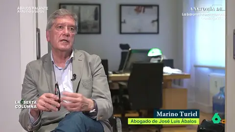 El abogado de Ábalos confirma que el exministro casi les deja sin tóner en el despacho: "Lo quiere todo escrito" Marino Turiel, abogado de Ábalos, confirma en laSexta Columna la obsesión del exministro por tenerlo todo en papel, mientras la sentencia certifica que los 'folios' en el entorno de la trama se referían a dinero en metálico.