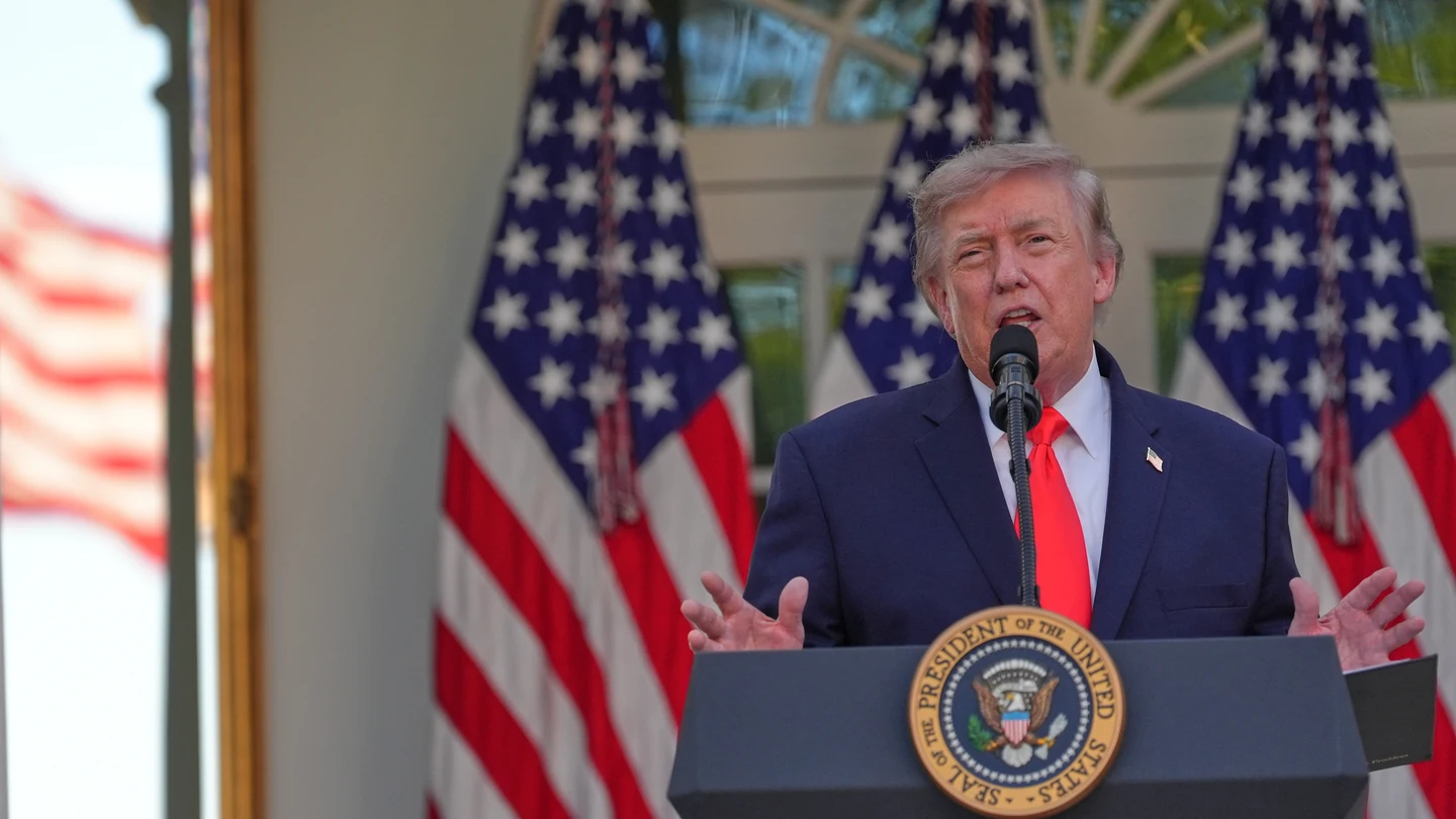 El presidente de EEUU, Donald Trump, en la Casa Blanca El presidente de EEUU, Donald Trump, en la Casa Blanca