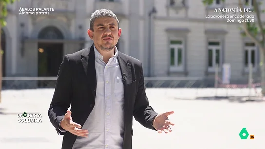 Alfonso Pérez Medina, sobre Aldama: "Simpatiza con la extrema derecha con la idea de que Vox puede entrar en el Gobierno y facilitarle un indulto" Alfonso Pérez Medina habla en laSexta Columna sobre la sobreexposición de Víctor de Aldama en medios y redes, lo que en su opinión "no se corresponde con el perfil bajo que debería tener alguien que quiere colaborar y no meterse en líos".