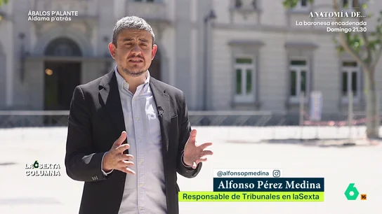 Alfonso Pérez Medina analiza la estrategia de "reparto de marrones" de Ábalos y Koldo: "Entraron en el juicio juntos y han salido juntos" "José Luis Ábalos ha asumido la decisión política de contratar las mascarillas, ha dejado fuera de eso a Koldo García, y Koldo ha asumido esas pequeñas tareas mundanas, como dijo él, de las que se ocupaba", explica Alfonso Pérez Medina en laSexta Columna.