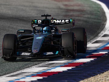 George Russell en la clasificaci&oacute;n del GP de Austria