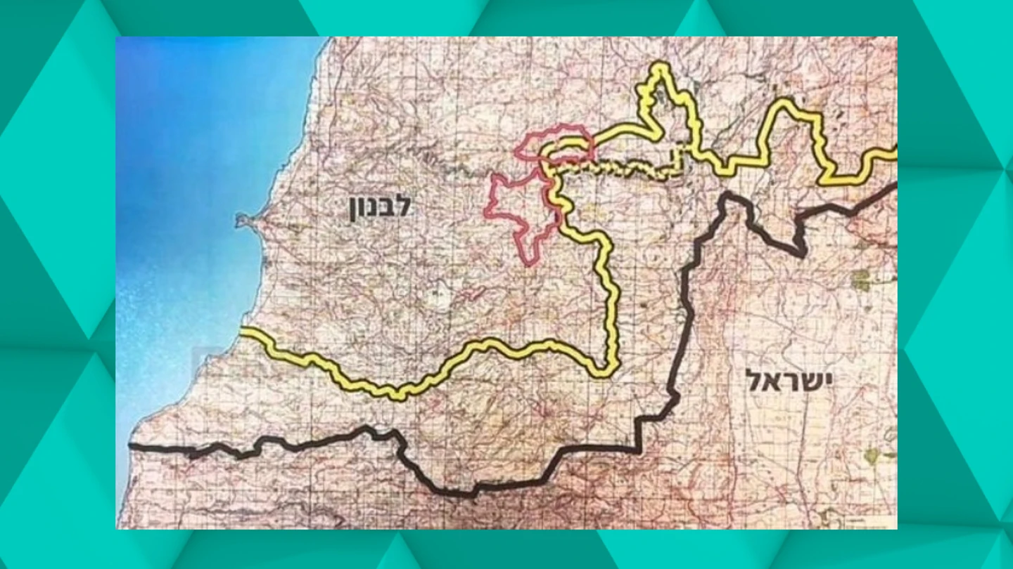 El mapa clave del acuerdo entre Israel y Líbano. El mapa clave del acuerdo entre Israel y Líbano.