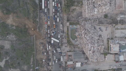 Imagen a&eacute;rea de la destrucci&oacute;n en Venezuela