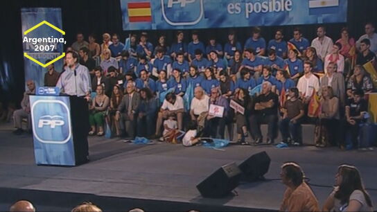 Los pol&iacute;ticos espa&ntilde;oles que se lanzaron a por el voto extranjero: cuando Fraga, Rajoy y Feij&oacute;o hicieron campa&ntilde;a en Latinoam&eacute;rica para sumar votos