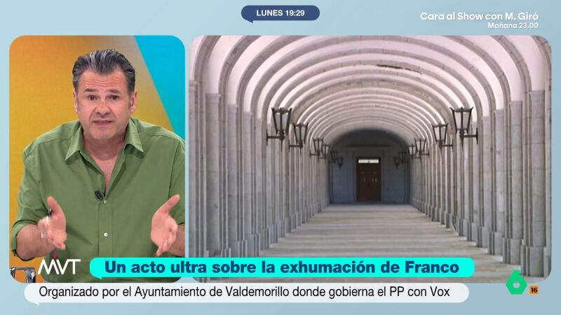 I&ntilde;aki L&oacute;pez desvela que tiene un t&iacute;o abuelo en Cuelgamuros y no dejan a su t&iacute;a sacarlo